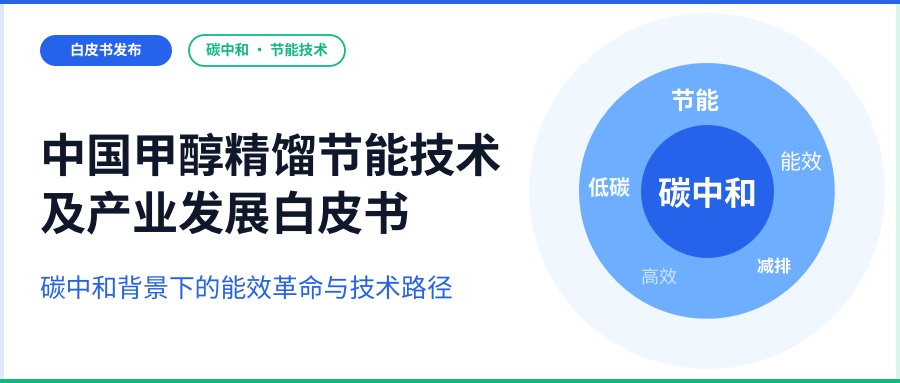 中国甲醇精馏节能技术及产业发展白皮书——碳中和背景下的能效革命与技术路径